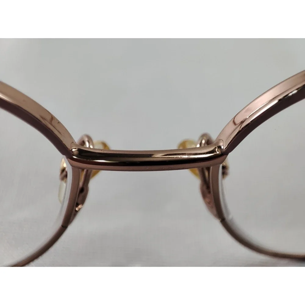 Kate Spade TANA/G 35J Rose‎ Gold Pink Cat Eye Eyeglasses *FRAMES ONLY* 140 Women